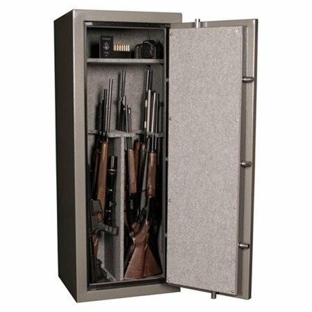 TRACKER SAFE TS14 Fire Insulated Gun Safe With Dial Lock, 375 lbs. TS14-GRY